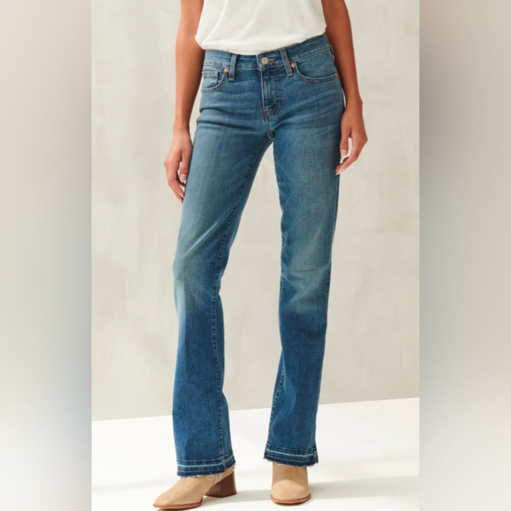 Lucky Brand Lolita Boot Cut Candiani Mid Rise Medium Wash Stretch Jean Sz 6